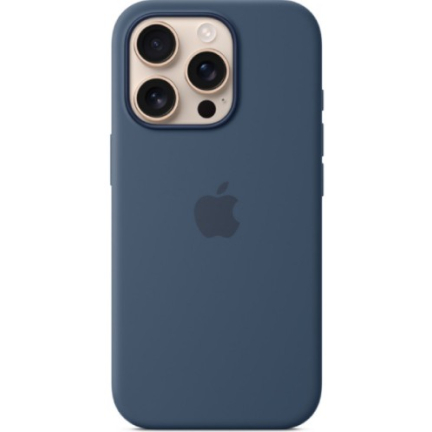 Чехол iPhone 16 Pro Silicone Case 360 Midnight Blue Midnight Blue (Синий)
