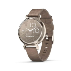 Garmin Lily 2 Classic 38 mm Cream Gold / Coffee Nylon Band